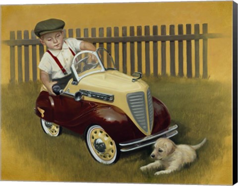 Framed 1937 Steelcraft Dodge Print