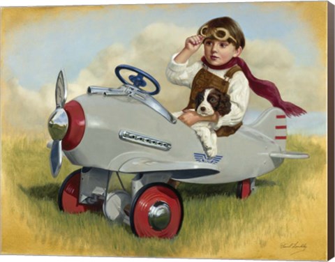 Framed 1941 Steelcraft Pursuit Plane Print