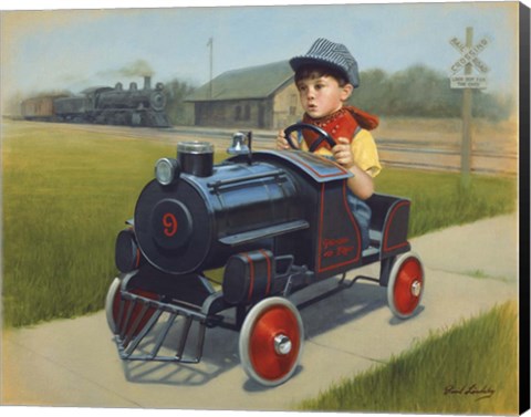 Framed Train Print