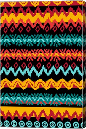 Framed Navajo Mission Teal Print