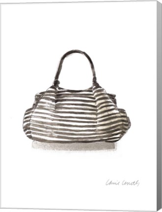 Framed Watercolor Handbags III Print