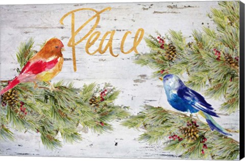 Framed Holiday Peace Print