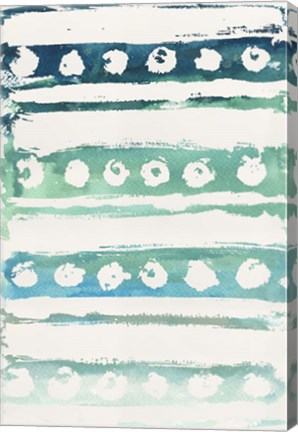 Framed Watercolor Pattern VI Print