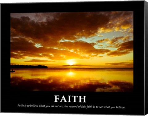 Framed Faith Print