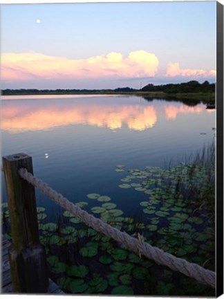 Framed Lake Saunders II Print