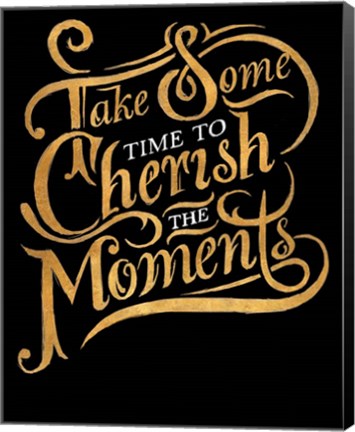 Framed Cherish The Moments Print