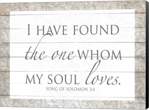 Framed Song of Solomon Print