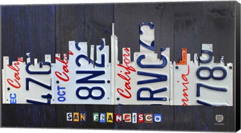 Framed San Francisco Skyline Print