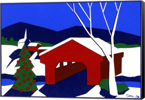 Framed Winter&#39;s Night Print