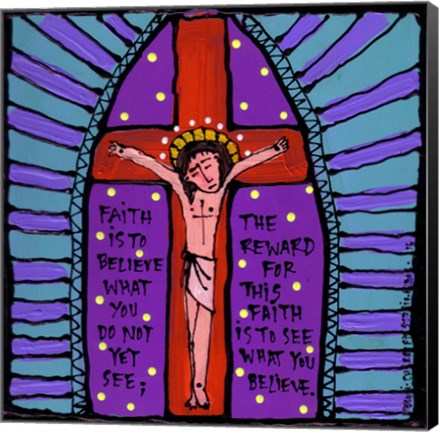 Framed Cross Print