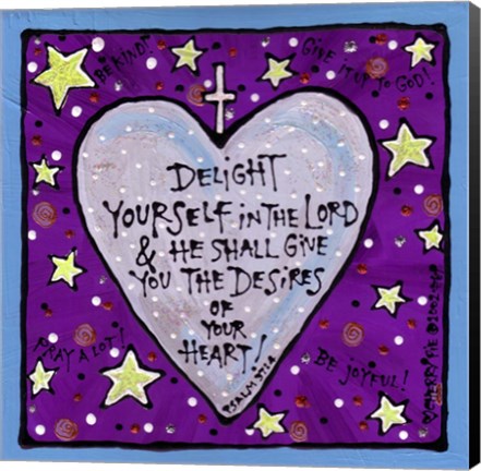 Framed Your Heart Print