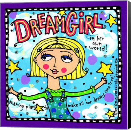 Framed Dream Girl Print