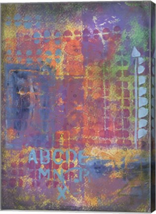 Framed Texture - ABC Print