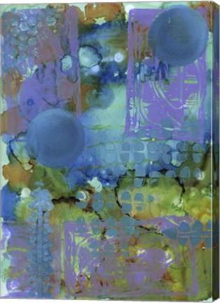 Framed Texture - Blue Print