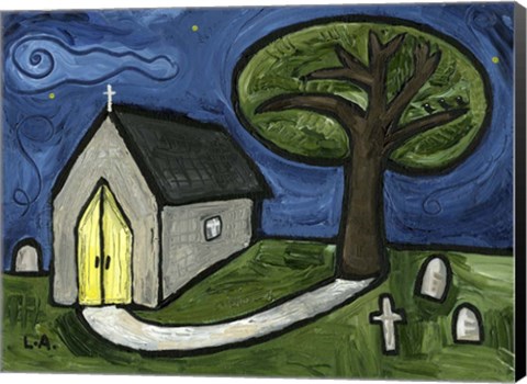 Framed Church Print