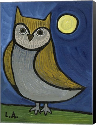 Framed Owl Print