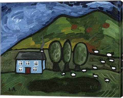 Framed Farm House Print