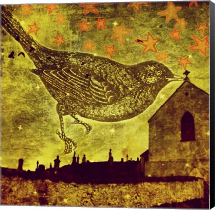 Framed Bird Print