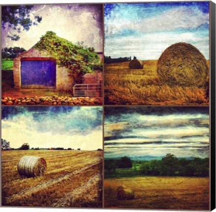 Framed Autumn Farm Print