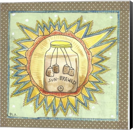 Framed Sun Brewed Print