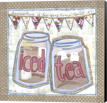Framed Iced Tea Print