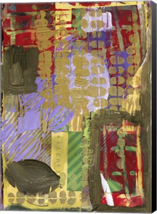 Framed Texture - Olive Print