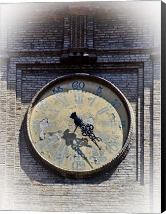 Framed Italy Clock 2 Print