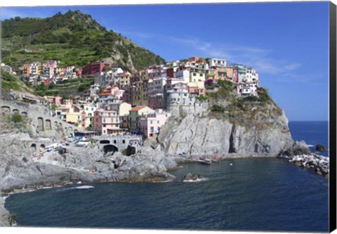 Framed Cinque Terra 1 Print