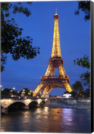 Framed Eiffel Tower 3 Print