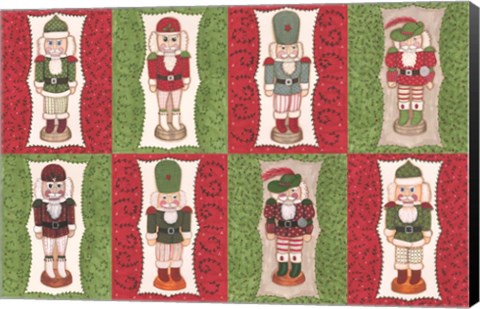 Framed Nutcracker Patchwork Print