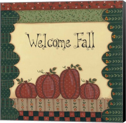 Framed Welcome Fall Print