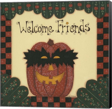Framed Welcome Friends Print