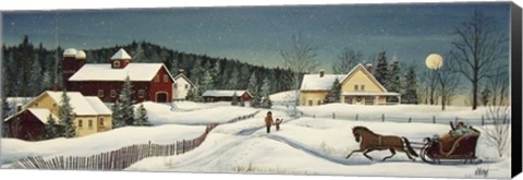 Framed Grandmas House Painting Notepaper Print