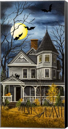 Framed Skull House 2 Print