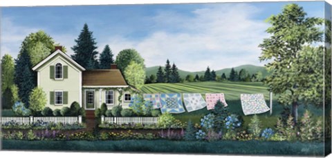 Framed Washing Line Print