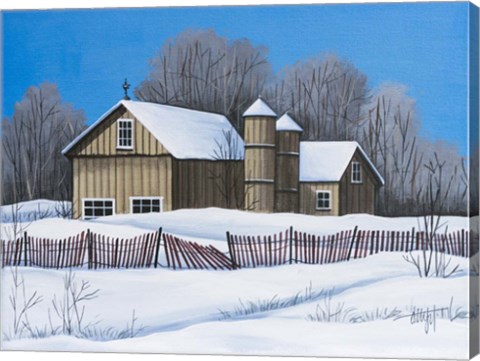 Framed Bright Winter&#39;s Day Print