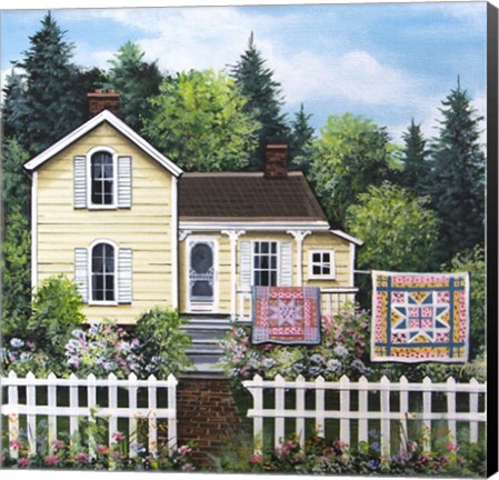 Framed Quilts Airing Print