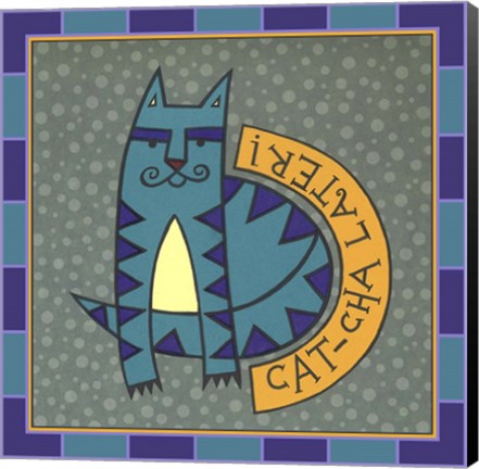 Framed Max Cat Iconic Print
