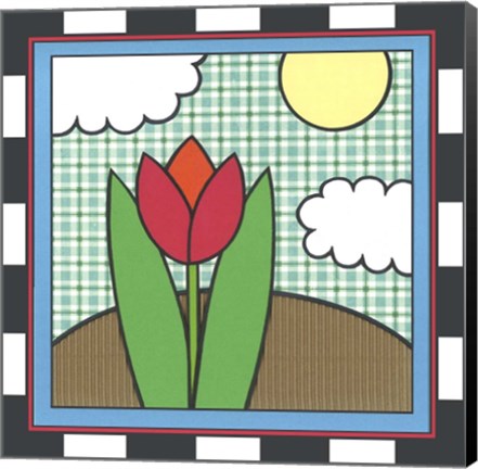 Framed Tulips 5 Print