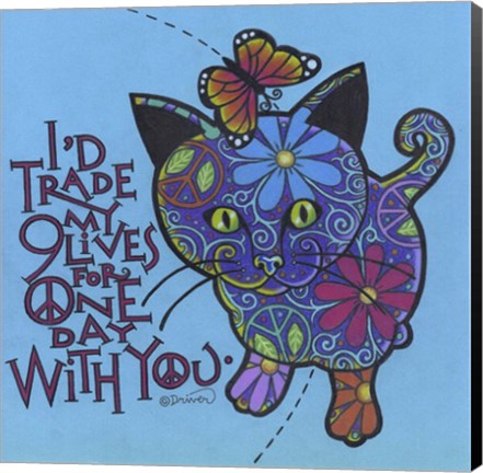 Framed Cat III Print