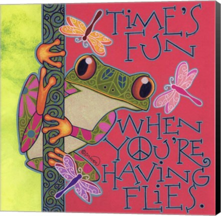 Framed Frog I Print