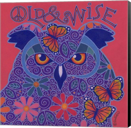 Framed Great Horned Owl Print