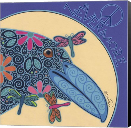 Framed Raven I Print