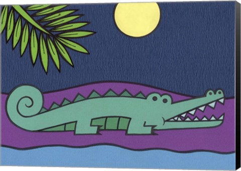 Framed Crocodile Print