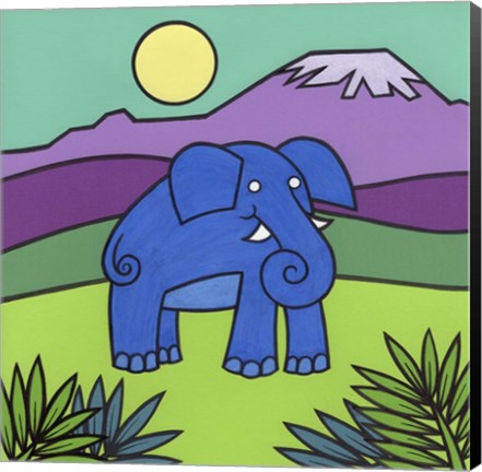 Framed Elephant Print