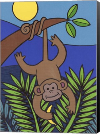 Framed Monkey Print