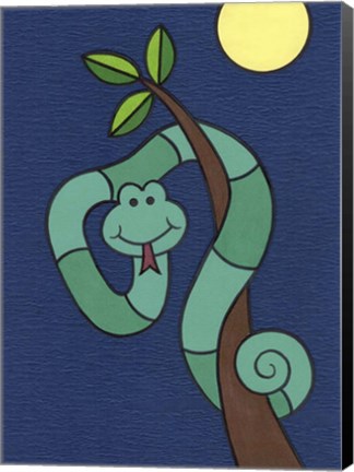 Framed Snake Print