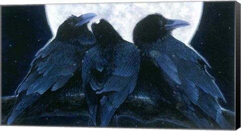 Framed Corvus Moon Print