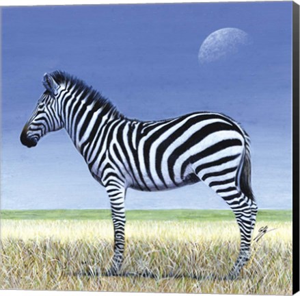 Framed Morning Moon Print