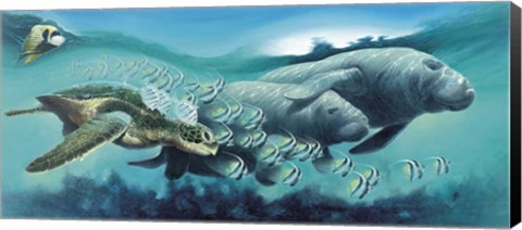 Framed Sirens &#39;A Sea Print